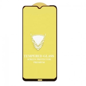 Стекло защитное   для XIAOMI Mi 10T Lite 5G/10 Lite, глянцевое, полный клей, цвет: чёрный, в техпаке