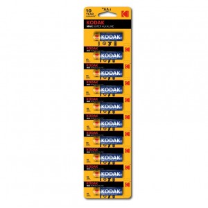 Батарейка AA Kodak LR06-10BL Max, 1.5В, (10/100/1000)