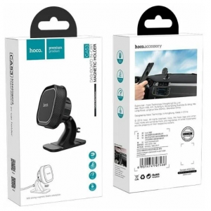 Держатель автомобильный HOCO, CA53, Intelligent, для смартфона, пластик, серый