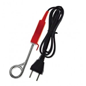 Электрокипятильник TDM, ЭК-0,5, цвет: чёрный, красная вставка