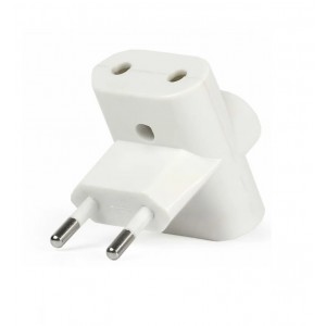 Блок Smartbuy, 3 гнезда под плоскую вилку белый 6А 250B (SBE-06-A04-3)