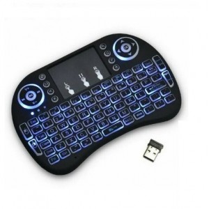 Беспроводная мини-клавиатура i9 с тачпадом и RGB подсветкой 2.4G