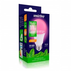 Светодиодная (LED) Лампа ФИТО Smartbuy-A60-11W/E27 (SBL-A60-11-fito-E27)/100