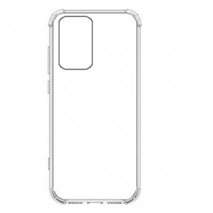 Чехол силиконовый для Samsung A03S, тонкий, прозрачный, глянцевый