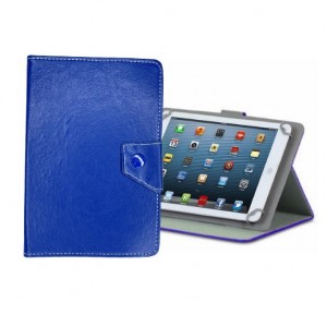 Универсальная папка-подставка для планшетов 7", кож-зам, цвет: синий