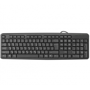 Клавиатура проводная Defender, Element, HB-520, USB, цвет: чёрный, (арт.45522)