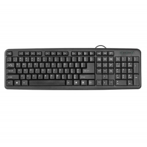 Клавиатура проводная Defender, HB-420, USB, цвет: чёрный, (арт.45420)