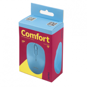 Perfeo мышь беспров., оптич. "COMFORT", 3 кн, DPI 1000, USB, "бриз"
