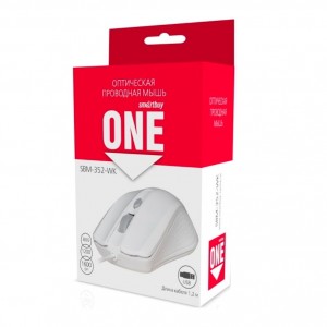 Мышь Smartbuy ONE 352 белая (SBM-352-WK)