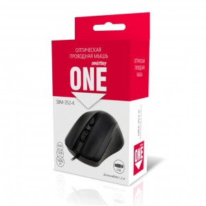 Мышь Smartbuy ONE 352 черная (SBM-352-K)