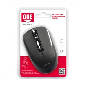 Мышь беспроводная Smartbuy ONE 345AG серая (SBM-345AG-G) /40/
