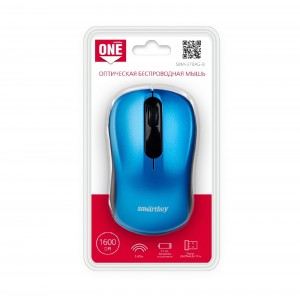 Мышь беспроводная Smartbuy ONE 378 синяя (SBM-378AG-B) / 40