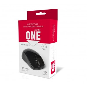 Мышь беспроводная Smartbuy ONE 358AG-K черная (SBM-358AG-K)