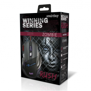Мышь игровая проводная Smartbuy RUSH Zombie черная (SBM-721G-K)/40