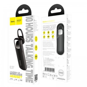 Гарнитура bluetooth HOCO, E37, Gratified business, цвет: чёрный