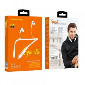 Наушники внутриканальные Borofone BE45 Easygoing Sports wireless earphones (white)