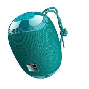 Колонка портативная Borofone, BR6, Miraculous, пластик, Bluetooth, microSD, AUX, цвет: бирюзовый