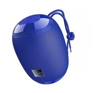 Колонка портативная Borofone, BR6, Miraculous, пластик, Bluetooth, microSD, AUX, цвет: синий