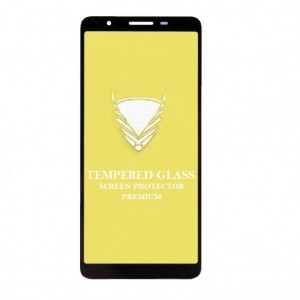 Стекло защитное  для SAMSUNG Galaxy Samsung A01 Core/M01 Core, цвет: чёрный