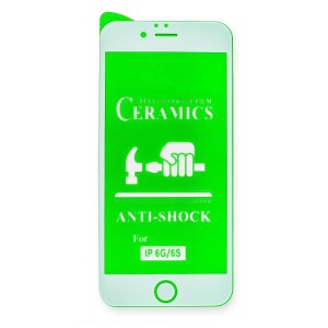 Стекло защитное  для   iPhone 6/6s Ceramic, белый, в техпаке