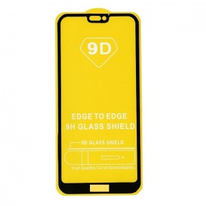 Стекло защитное   для HUAWEI Honor P20 lite (2018), Full Screen, 0.33 мм, 9D, цвет: чёрный