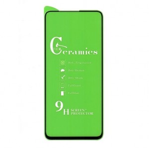 Стекло защитное  для HUAWEI Nova 5T/Honor 20, Ceramic Clear, 0.4 мм, чёрный