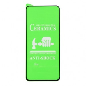 Стекло защитное  для Huawei P40, Ceramic, чёрный, в техпаке