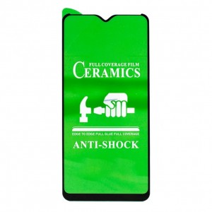 Стекло защитное  для Huawei Y7 2019, Ceramic, чёрный, в техпаке