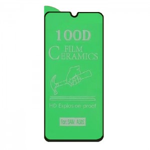 Стекло защитное  для Samsung A01, Ceramic, чёрный, в техпаке