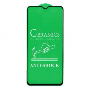 Стекло защитное  для XIAOMI Redmi Mi9/Mi9 Pro, Ceramic, чёрный, в техпаке