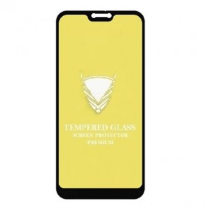 Стекло защитное  для XIAOMI Redmi Note 6, цвет: чёрный