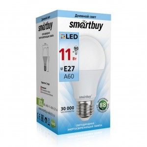 Светодиодная (LED) Лампа Smartbuy-A60-11W/4000/E27 (SBL-A60-11-40K-E27-A)