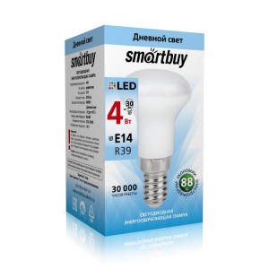 Светодиодная (LED) Лампа Smartbuy-R39, E14, рефлектор, 4Вт/220-240V/4000K, LED