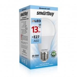 Светодиодная (LED) Лампа Smartbuy-A60-13W/4000/E27 (SBL-A60-13-40K-E27-A)