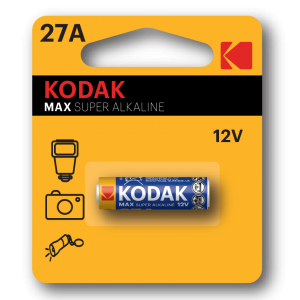 Батарейка Kodak 27A-1BL, (1/60/240/28800)