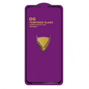 Стекло защитное  для  iPhone 13/13 Pro/14,  глянцевое, полный клей, цвет: чёрный, в техпаке