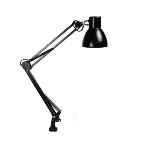 Настольный светильник под лампу E27 на струбцине, черный (SBL-DLc-E27-b)