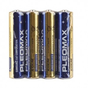 Батарейка AAA Samsung Pleomax LR03-4P Alkaline, 1.5В, (4/48/960)