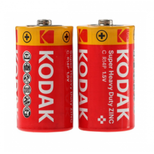 Батарейка C Kodak R14-2P, Extra Heavy Duty, (2/24/144)