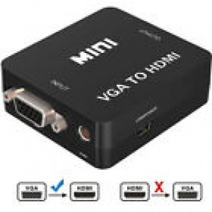 Адаптер Mini VGA/Видеошнур 1080p Converter (black)