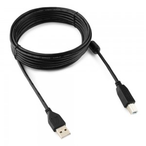 Кабель TopGreat AB-02, USB A(m) - USB B(m), 3м, черный (Принтер, USB 2.0)