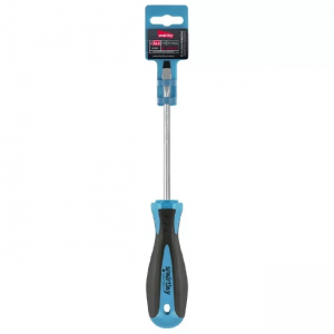 Отвертка шлицевая SL6x100, эргономичная 2х-компонентная рукоятка, CR-V, магнит, Smartbuy Tools/180