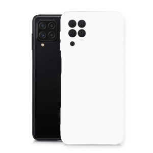 Чехол силиконовый soft touch 2mm для Samsung Galaxy M32, белый (П-19)