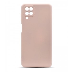 Чехол силиконовый soft touch 2mm для Samsung Galaxy M32, кофе с молоком (П-19)