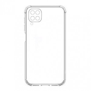 Накладка силиконовая противоударная тонкая с защитой камеры для Samsung Galaxy A22 4G/M32, прозрачный (П-19)