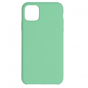 Чехол силиконовый для iPhone 11 Pro Max в упаковке, бирюзово зеленый