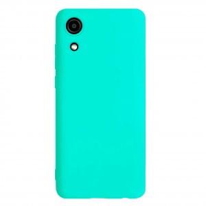 Чехол силиконовый soft touch 2mm для Samsung Galaxy A03 Core 4G/A32 (5G), бирюзовый