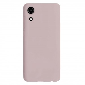 Чехол силиконовый soft touch 2mm для Samsung Galaxy A03 Core 4G/A32 (5G), молочный