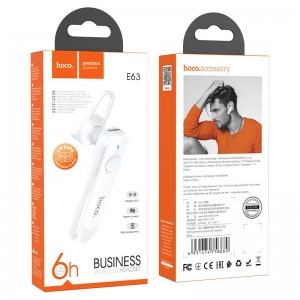 Гарнитура Bluetooth Hoco E63 белый