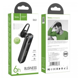 Гарнитура Bluetooth Hoco E63 черный